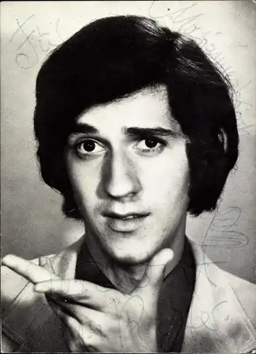 Ak Schauspieler und Sänger Ilja Richter, Portrait, Autogramm, Polydor Schallplatten