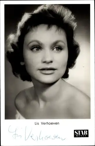 Ak Schauspielerin Lis Verhoeven, Portrait, Autogramm