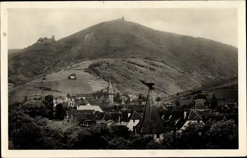 Ak Ribeauvillé Rappoltsweiler Alsace Haut Rhin, Teilansicht