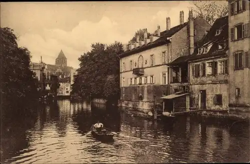 Ak Straßburg Straßburg Elsass Bas-Rhin, Près des Ponts couverts