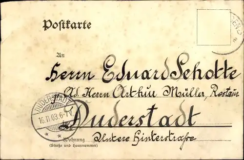 Studentuka Litho Hildburghausen in Thüringen, M.V. d. M.T. sei's Panier