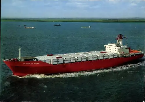Ak TS Columbus New Zealand, Containerschiff, Hamburg Süd