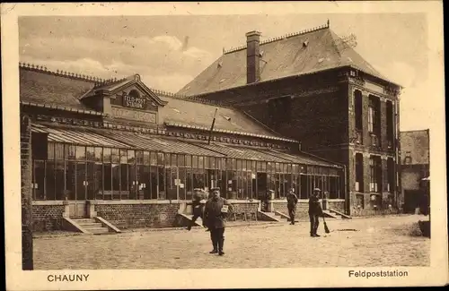 Ak Chauny Aisne, Feldpoststation