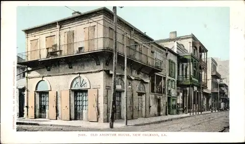 Ak New Orleans Louisiana USA, altes Absinthhaus