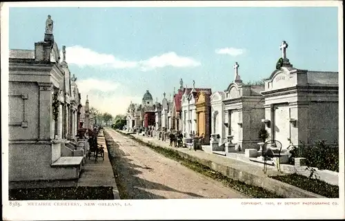 Ak New Orleans Louisiana USA, Metairie Cemetery