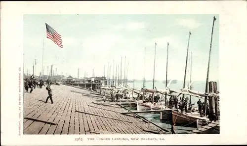 Ak New Orleans Louisiana USA, The Lugger Landing