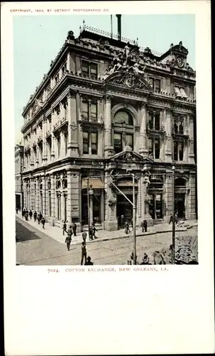 Ak New Orleans Louisiana USA, Baumwollbörse