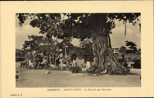 Ak Porto Novo Benin, Le Marché aux Moutons, Schafsmarkt