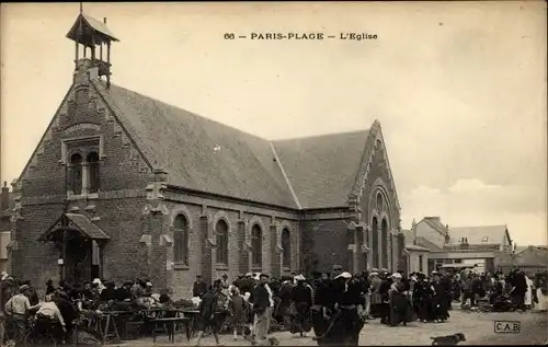 Ak Paris Plage Pas de Calais, L'Eglise