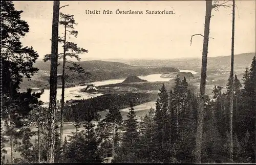 Ak Österasens, Utsikt fran Sanatorium, Panorama