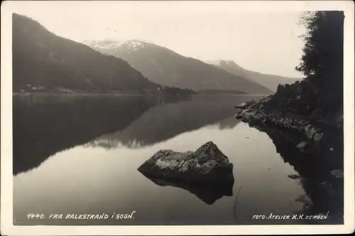 Ak Balestrand Sogndal Norwegen, Panorama