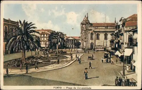 Ak Porto Portugal, Praça da Universidade