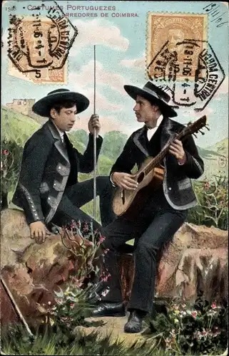Ak Costumes Portuguezes, Arredores de Coimbra