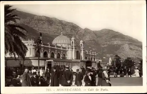 Ak Monte-Carlo Monaco, Café de Paris