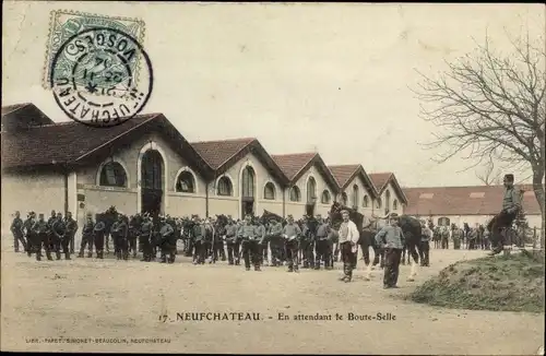 Ak Neufchâteau Lothringen Vogesen, En attendant le Boute Selle