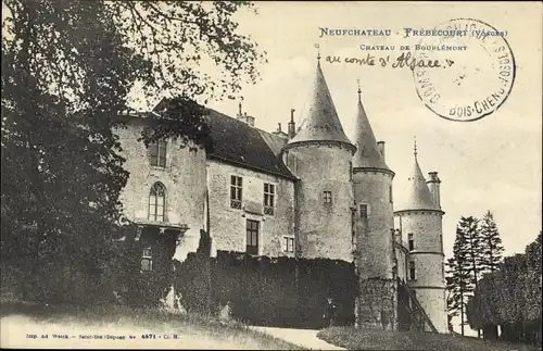 Ak Neufchâteau Frebecourt Lothringen Vogesen, Chateau de Bourlemont