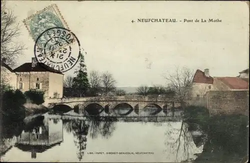 Ak Neufchâteau Lothringen Vogesen, Pont de la Mothe