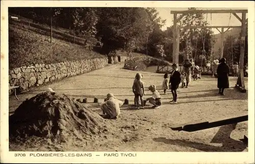 Ak Plombières les Bains Lothringen Vogesen, Parc Tivoli