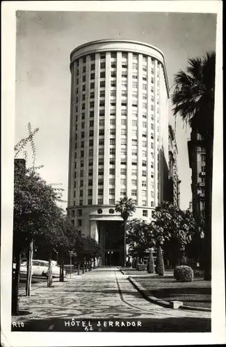 Ak Rio de Janeiro Brasilien, Hotel Serrador