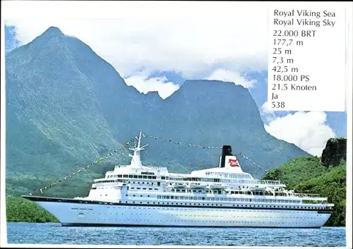 Ak Schiff Royal Viking Sea, Royal Viking Sky