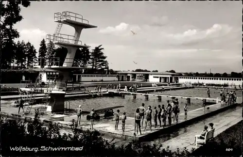 Ak Wolfsburg in Niedersachsen, Schwimmbad