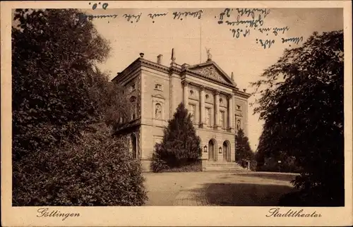 Ak Göttingen in Niedersachsen, Stadttheater