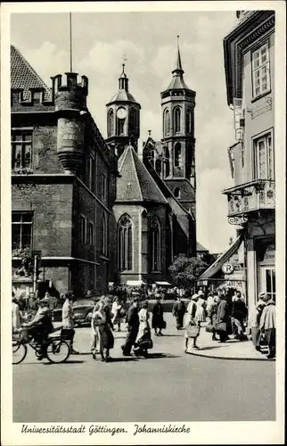 Ak Göttingen in Niedersachsen, Johanniskirche