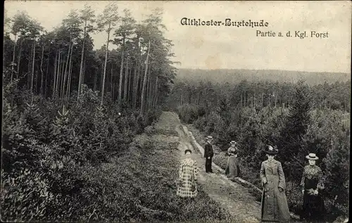 Ak Altkloster Buxtehude in Niedersachsen, Kgl. Forst