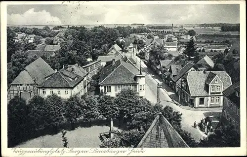 Ak Bergen in der Lüneburger Heide, Truppenübungsplatz, Blick vom St. Lamberti Kirchturm