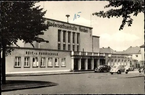 Ak Verden an der Aller, Niedersachsenhalle