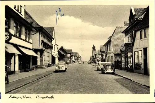 Ak Sulingen in Niedersachsen, Langestraße