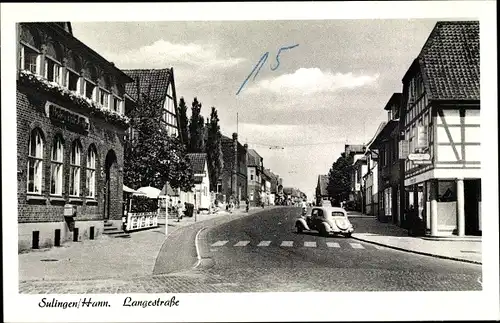 Ak Sulingen in Niedersachsen, Langestraße