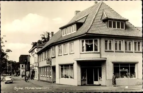 Ak Syke in Niedersachsen, Mühlendamm