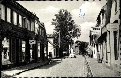 Ak Syke in Niedersachsen, Hauptstraße, Geschäfte