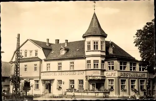 Ak Tabarz im Thüringer Wald, Hotel Deutscher Hof