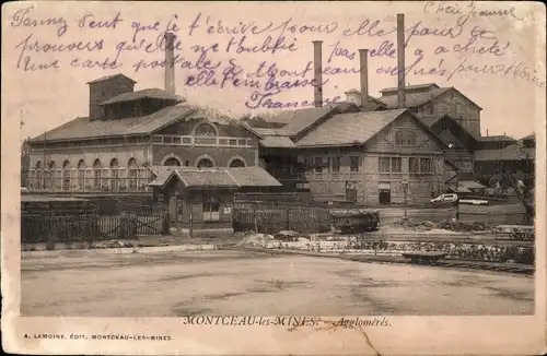 Ak Montceau les Mines Saône et Loire, Agglomerate