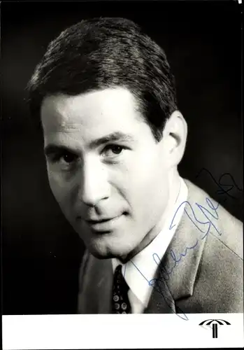 Ak Nachrichtensprecher Jochen Breiter, Portrait, ZDF, Autogramm