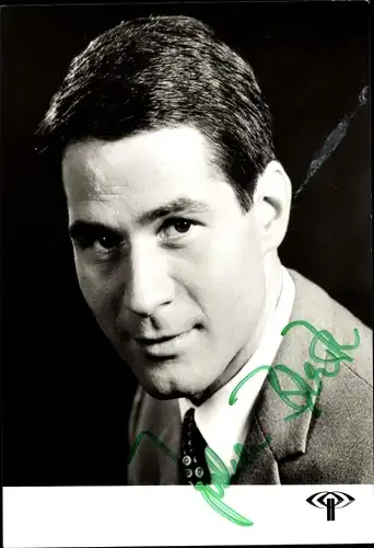 Ak Nachrichtensprecher Jochen Breiter, Portrait, ZDF, Autogramm