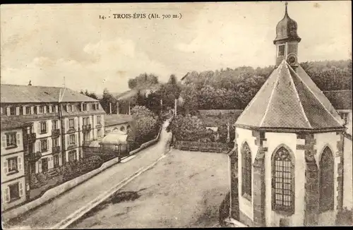 Postkarte Trois Épis Trois épis Alsace Haut Rhin, Teilansicht