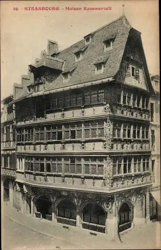 Ak Straßburg Straßburg Elsass Bas-Rhin, Maison Kammerzell