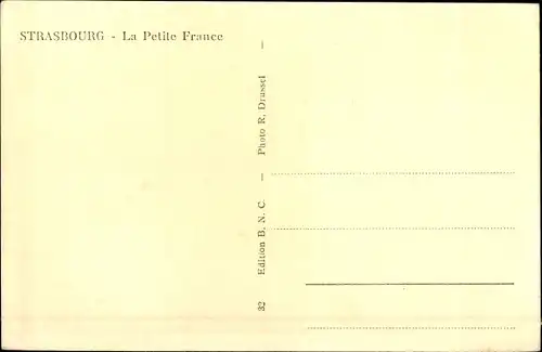 Ak Straßburg Straßburg Elsass Bas Rhin, La Petite France