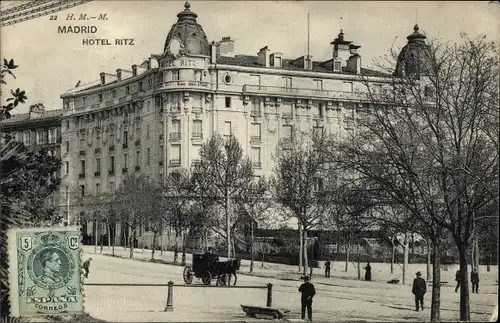 Ak Madrid Spanien, Hotel Ritz