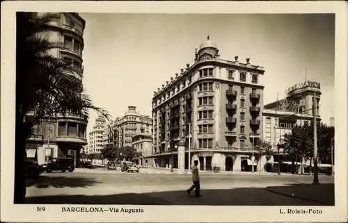 Ak Barcelona Katalonien Spanien, Via Augusta