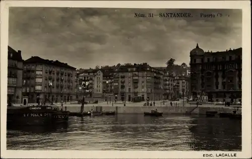 Ak Santander Kantabrien Spanien, Puerto