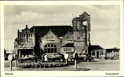 Ak Amersfoort Utrecht Niederlande, Station