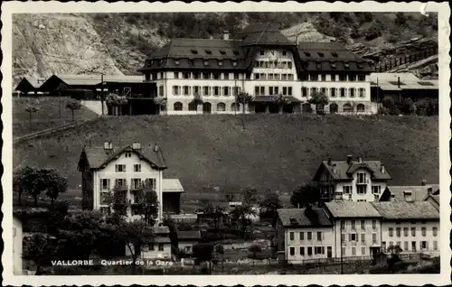 Ak Vallorbe Kanton Waadt, Bezirk Gare
