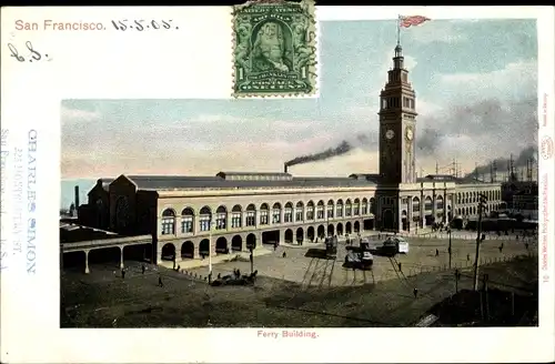 Ak San Francisco Kalifornien USA, Ferry Building
