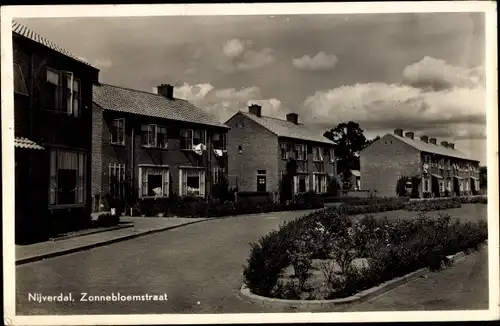 Ak Nijverdal Overijssel Niederlande, Zonnebloemstraat