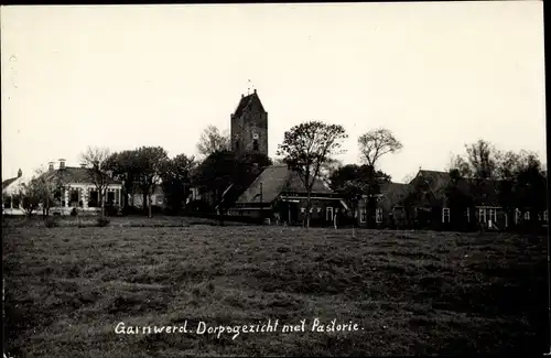 Foto Ak Garnwerd Groningen Niederlande, Dorpsgezicht, Pastorie