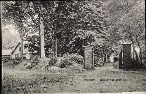 Ak Velsen Nordholland Niederlande, Ingang Beeckenstein